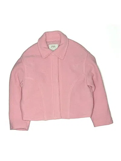 Pre-owned Zara Kids' Jacket In Pink