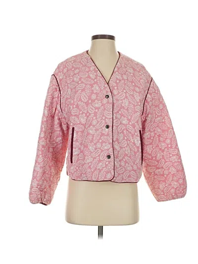 Pre-owned Zara Jacket In Pink