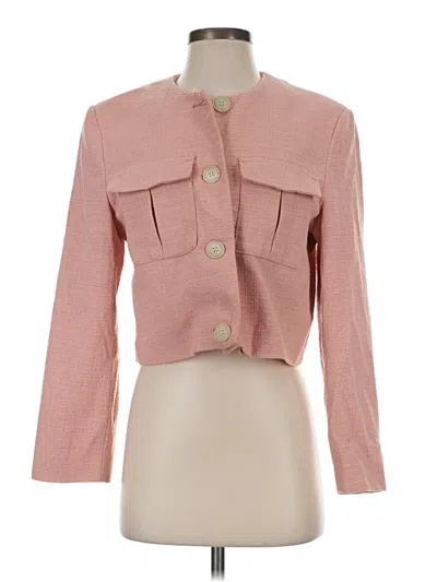Pre-owned Zara Jacket In Pink