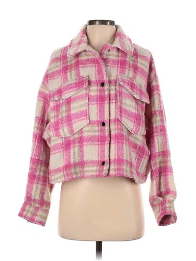 Pre-owned Zara Jacket In Pink