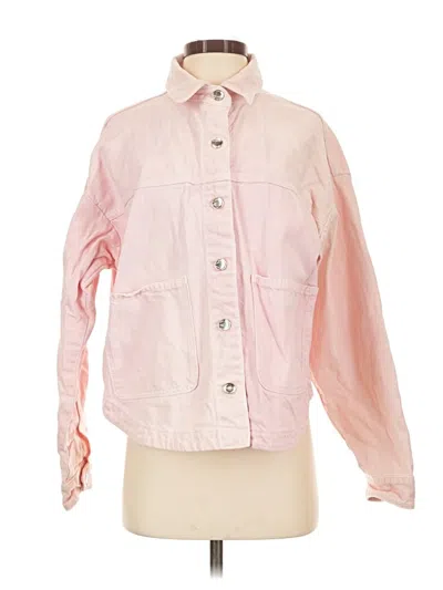Pre-owned Zara Jacket In Pink