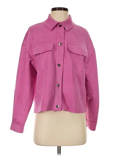 Pre-owned Zara Jacket In Pink