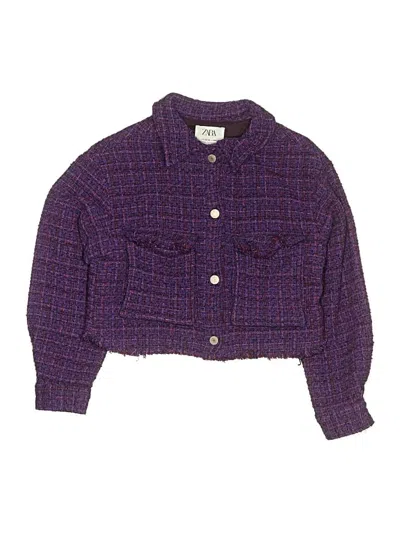 Pre-owned Zara Kids' Jacket In Purple
