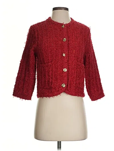 Pre-owned Zara Jacket In Red