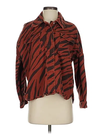 Pre-owned Zara Jacket In Red