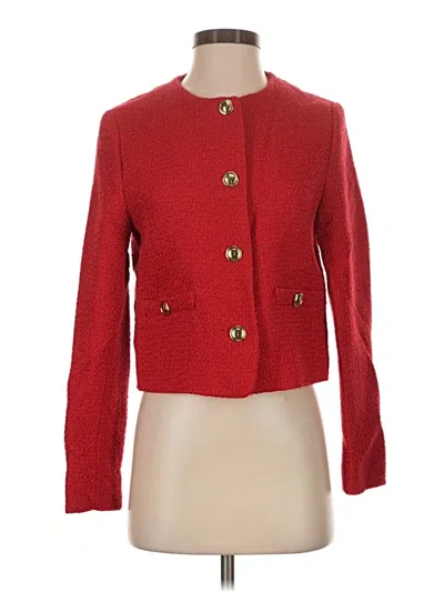 Pre-owned Zara Jacket In Red