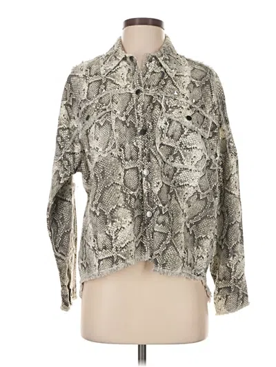 Pre-owned Zara Jacket In Silver