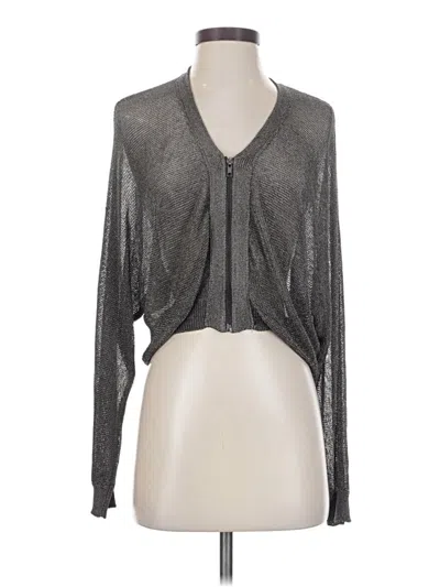 Pre-owned Zara Jacket In Silver