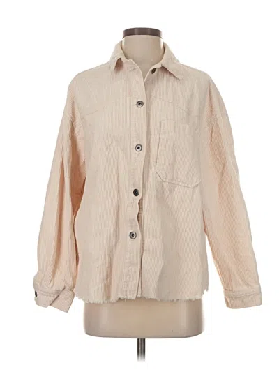 Pre-owned Zara Jacket In Tan
