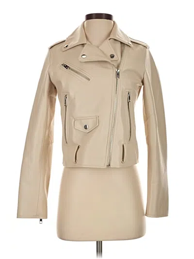 Pre-owned Zara Jacket In Tan