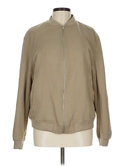 Pre-owned Zara Jacket In Tan