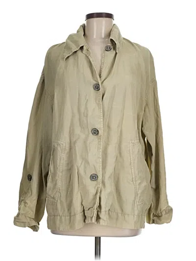 Pre-owned Zara Jacket In Tan