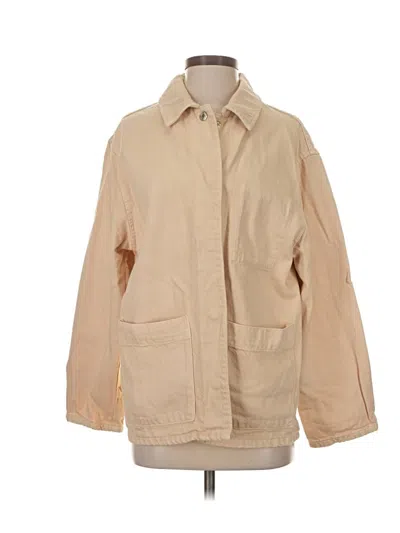 Pre-owned Zara Jacket In Tan