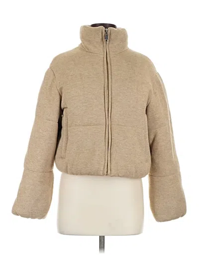 Pre-owned Zara Jacket In Tan
