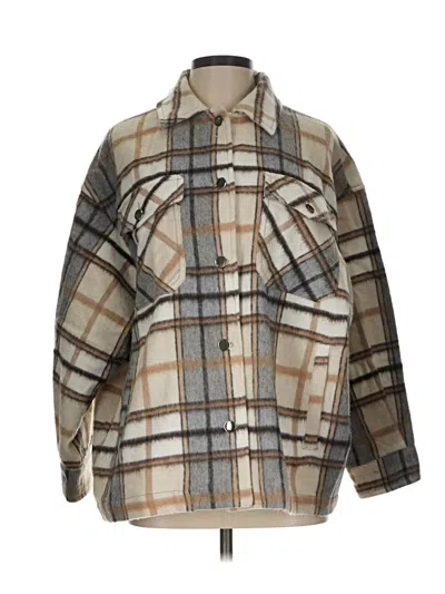 Pre-owned Zara Jacket In Tan