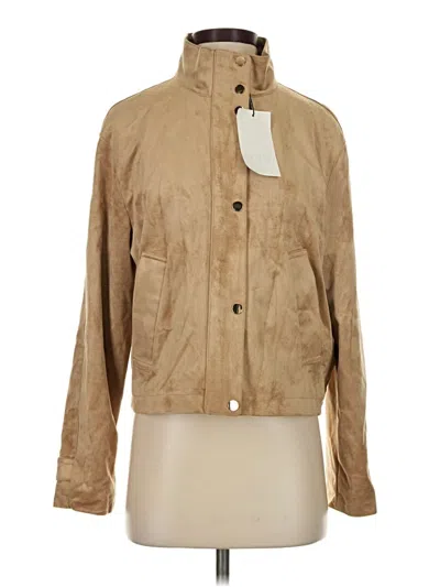 Pre-owned Zara Jacket In Tan