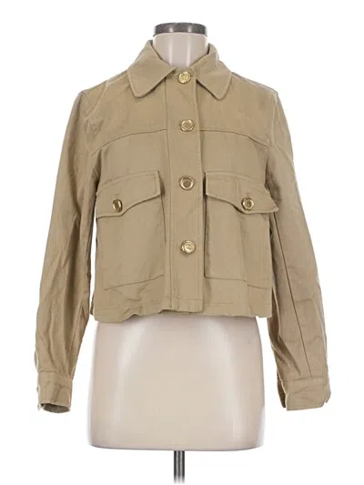 Pre-owned Zara Jacket In Tan