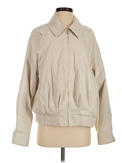 Pre-owned Zara Jacket In Tan