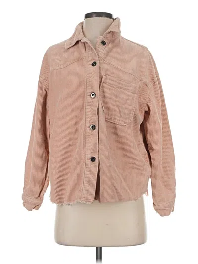 Pre-owned Zara Jacket In Tan