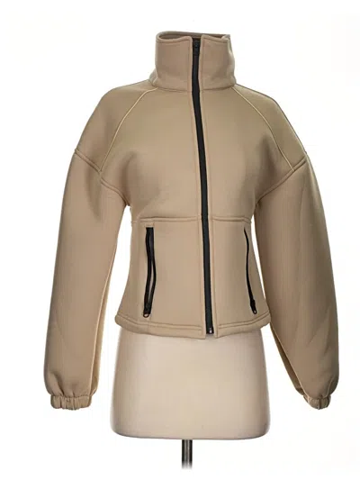 Pre-owned Zara Jacket In Tan