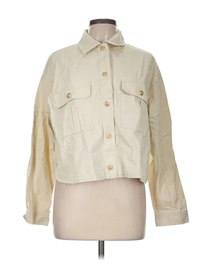 Pre-owned Zara Jacket In Tan