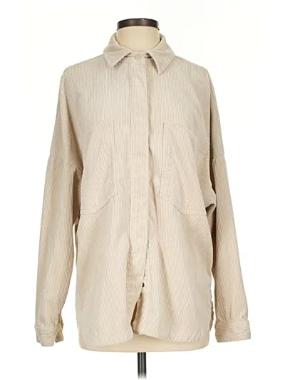 Pre-owned Zara Jacket In Tan