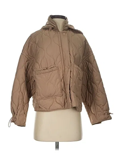 Pre-owned Zara Jacket In Tan