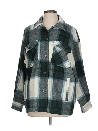 Pre-owned Zara Jacket In Teal