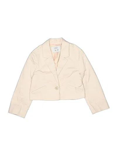 Pre-owned Zara Kids' Jacket In White