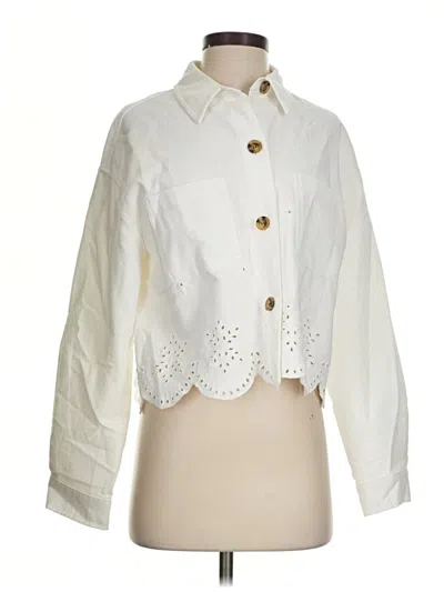 Pre-owned Zara Jacket In White