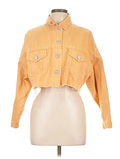 Pre-owned Zara Jacket In Yellow