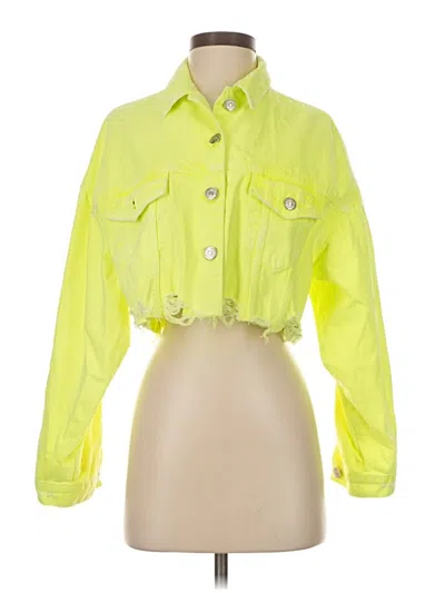 Pre-owned Zara Jacket In Yellow