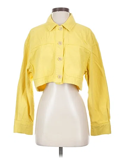 Pre-owned Zara Jacket In Yellow
