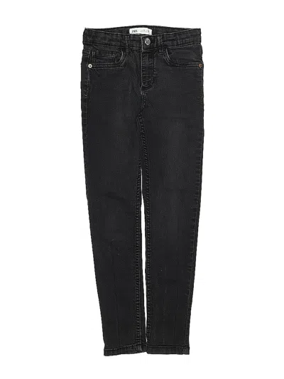 Pre-owned Zara Kids' Jeans In Black