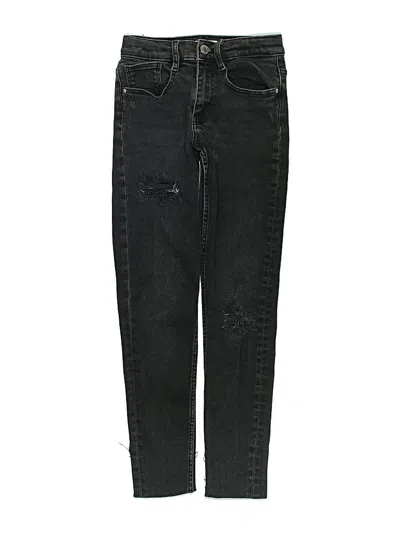 Pre-owned Zara Kids' Jeans In Black