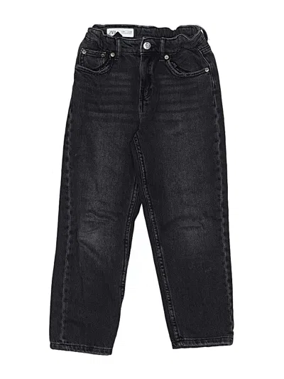 Pre-owned Zara Kids' Jeans In Black