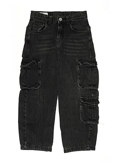 Pre-owned Zara Kids' Jeans In Black