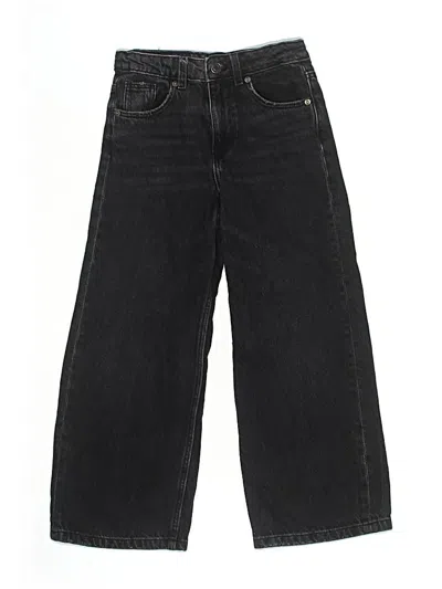 Pre-owned Zara Kids' Jeans In Black