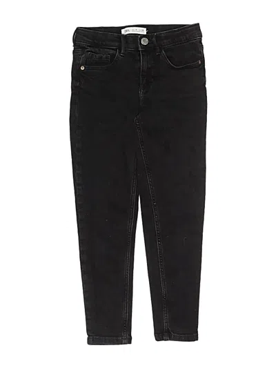 Pre-owned Zara Kids' Jeans In Black