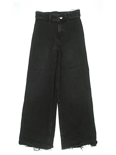 Pre-owned Zara Kids' Jeans In Black