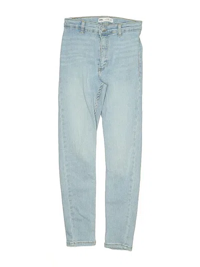 Pre-owned Zara Kids' Jeans In Blue