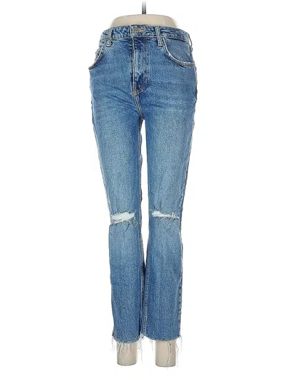 Pre-owned Zara Jeans In Blue