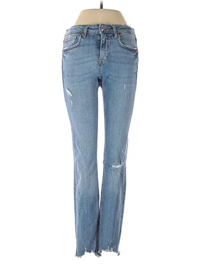 Pre-owned Zara Jeans In Blue