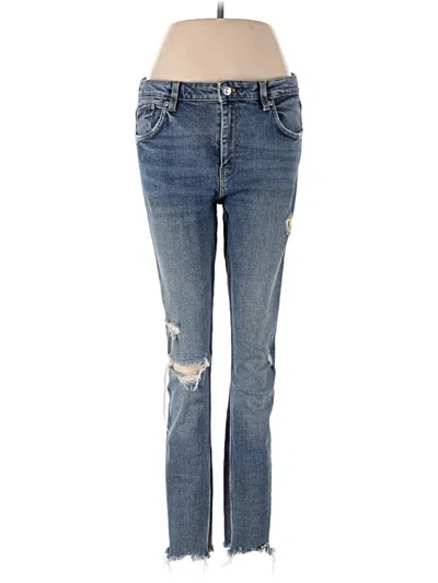 Pre-owned Zara Jeans In Blue