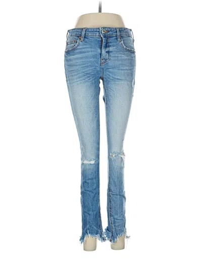 Pre-owned Zara Jeans In Blue