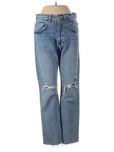 Pre-owned Zara Jeans In Blue