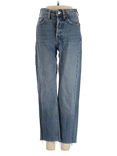 Pre-owned Zara Jeans In Blue
