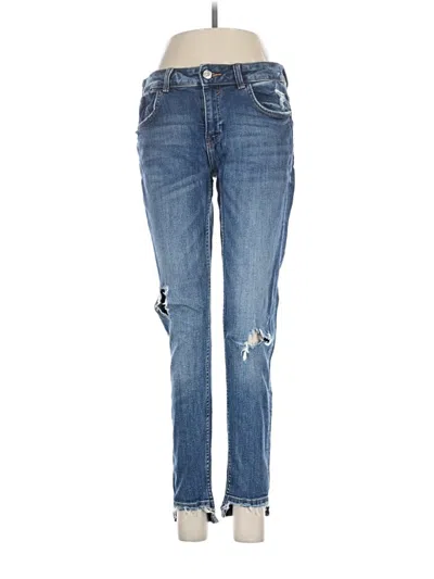 Pre-owned Zara Jeans In Blue