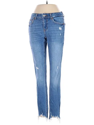 Pre-owned Zara Jeans In Blue