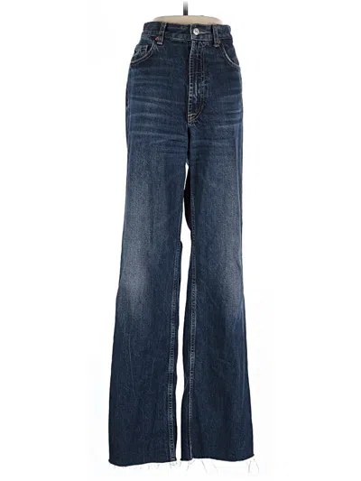 Pre-owned Zara Jeans In Blue